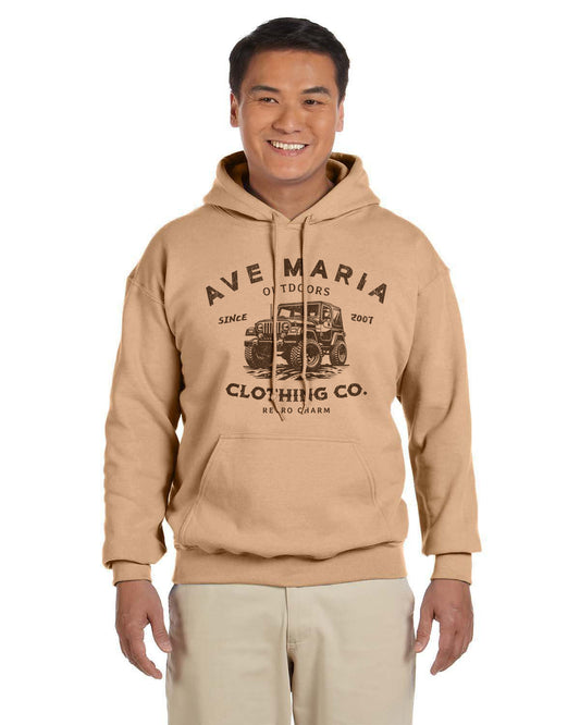 AM Jeep Brown, Hoodie (FF)