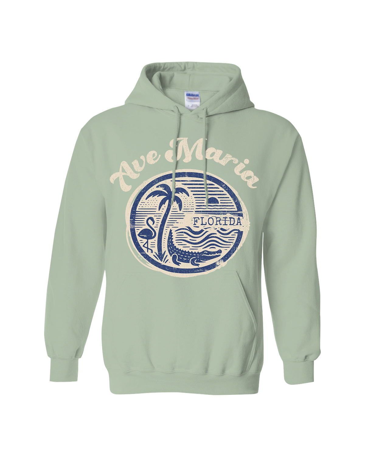 Flamingo Palm, Hoodie (FF)