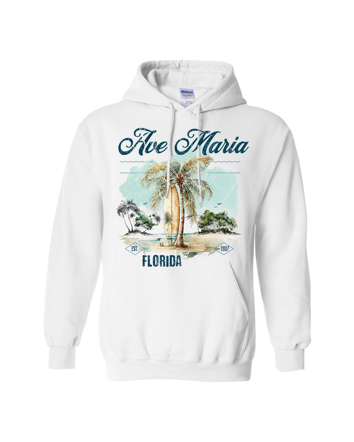 Beach Surf, Hoodie (FF)